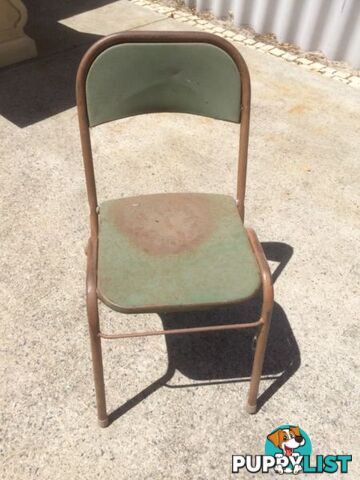 Vintage steel chair 1 only