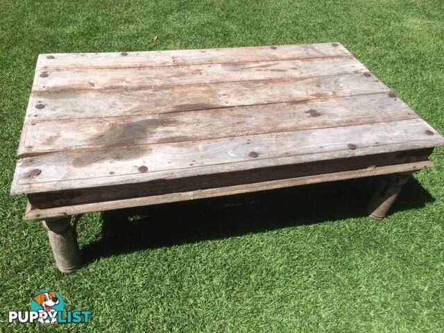 Outdoor Alfresco Coffee table L 119cm W 70cm H 39cm Rustic lo