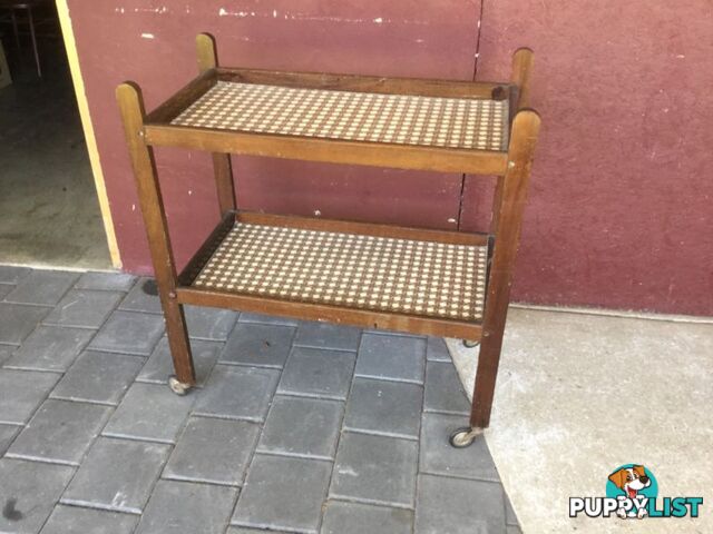 Vintage mid century tea trolley cake trolley