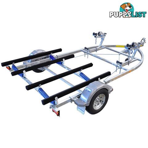 DUNBIER TRAILER – SPORTS W/TOY CARPET- DOUBLE SKI