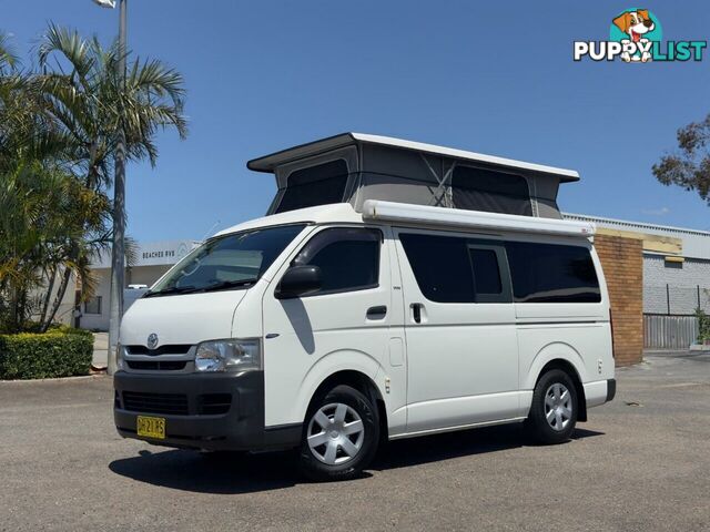 2008 Frontline Toyota Hiace White Van FWD