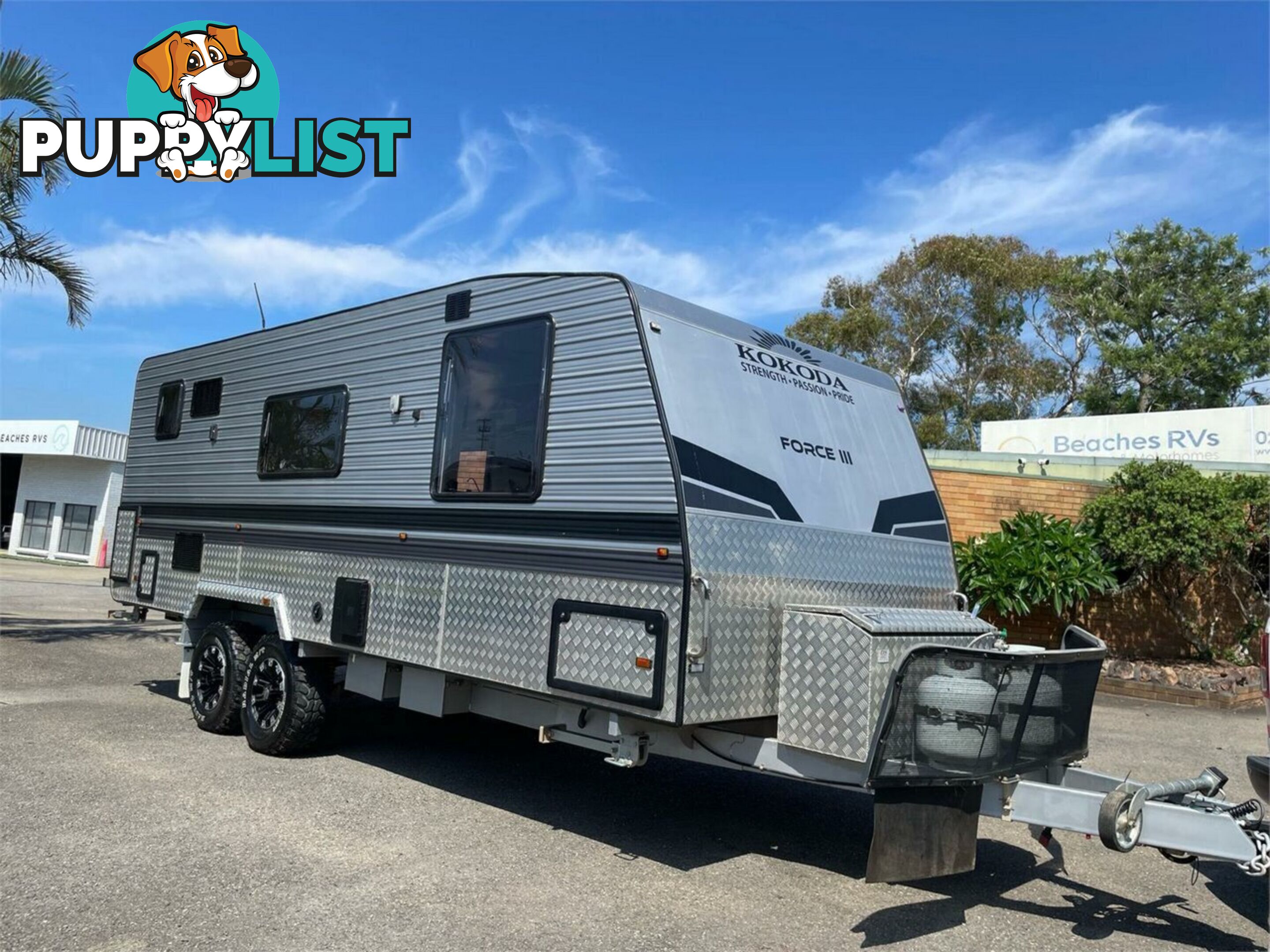 2017 Kokoda FORCE 111 X TRAIL " OFF ROAD" CENTRE DOOR Caravan