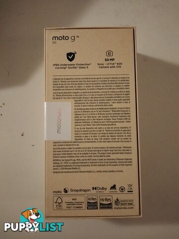 Motorola g75 5g blue with buds