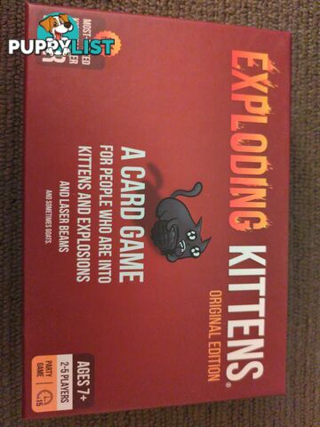 Exploding kittens card game