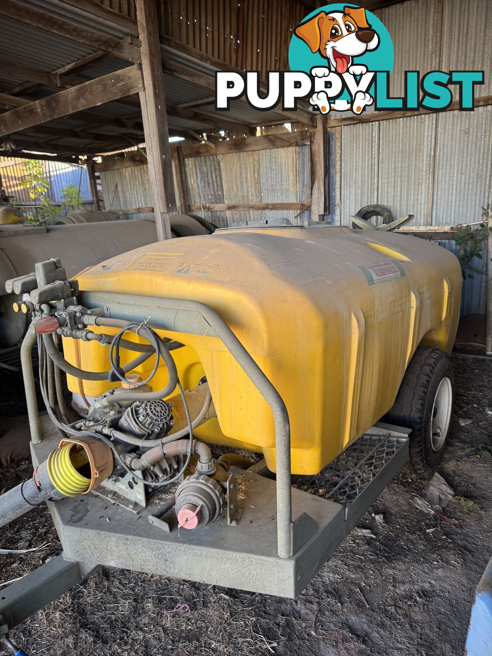 2000Lt Tornado Air blast orchard sprayer