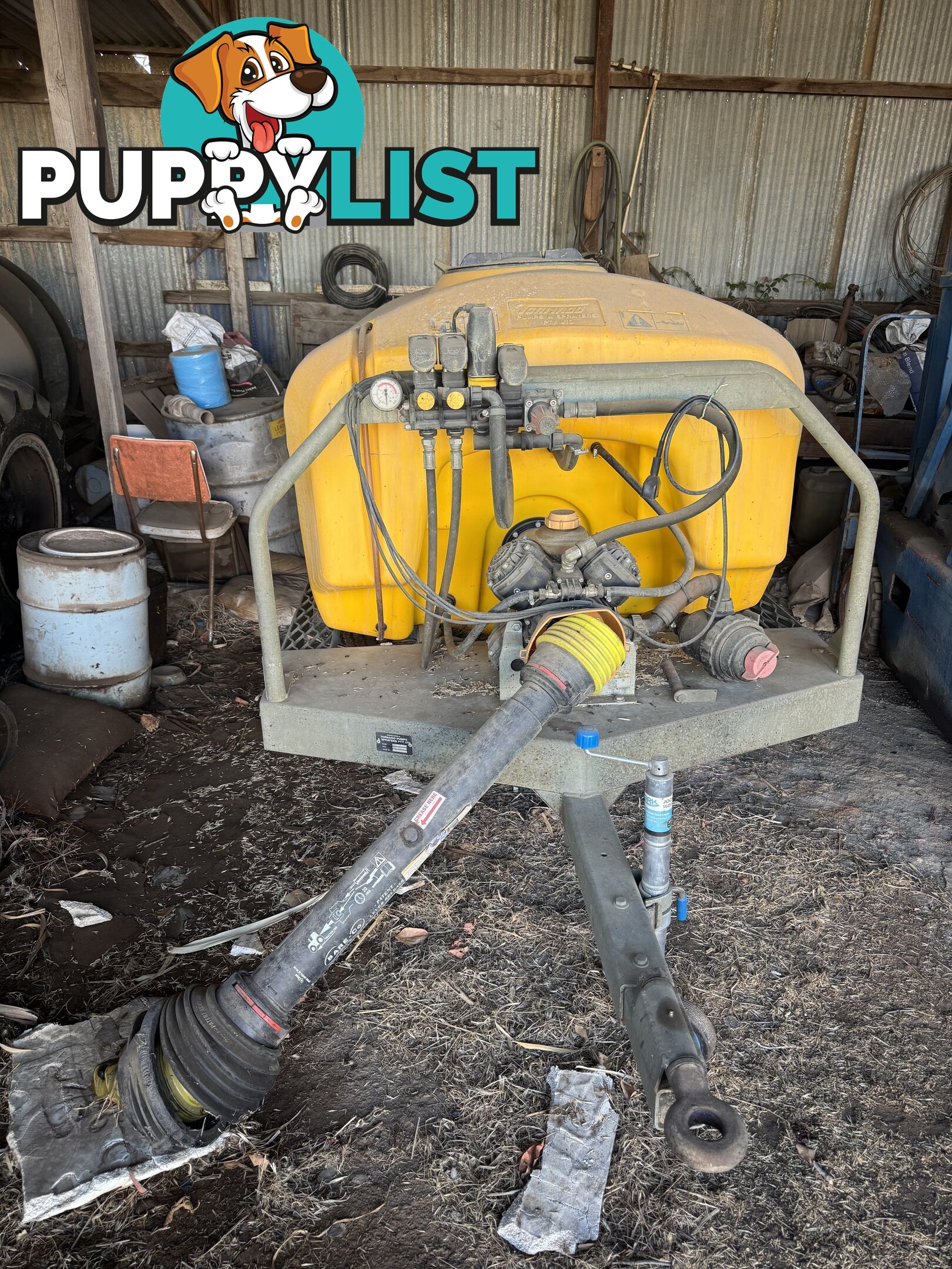 2000Lt Tornado Air blast orchard sprayer
