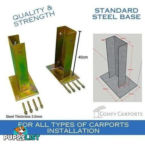 Durable Steel Carport kit - DIY & Delivered Australia-Wide