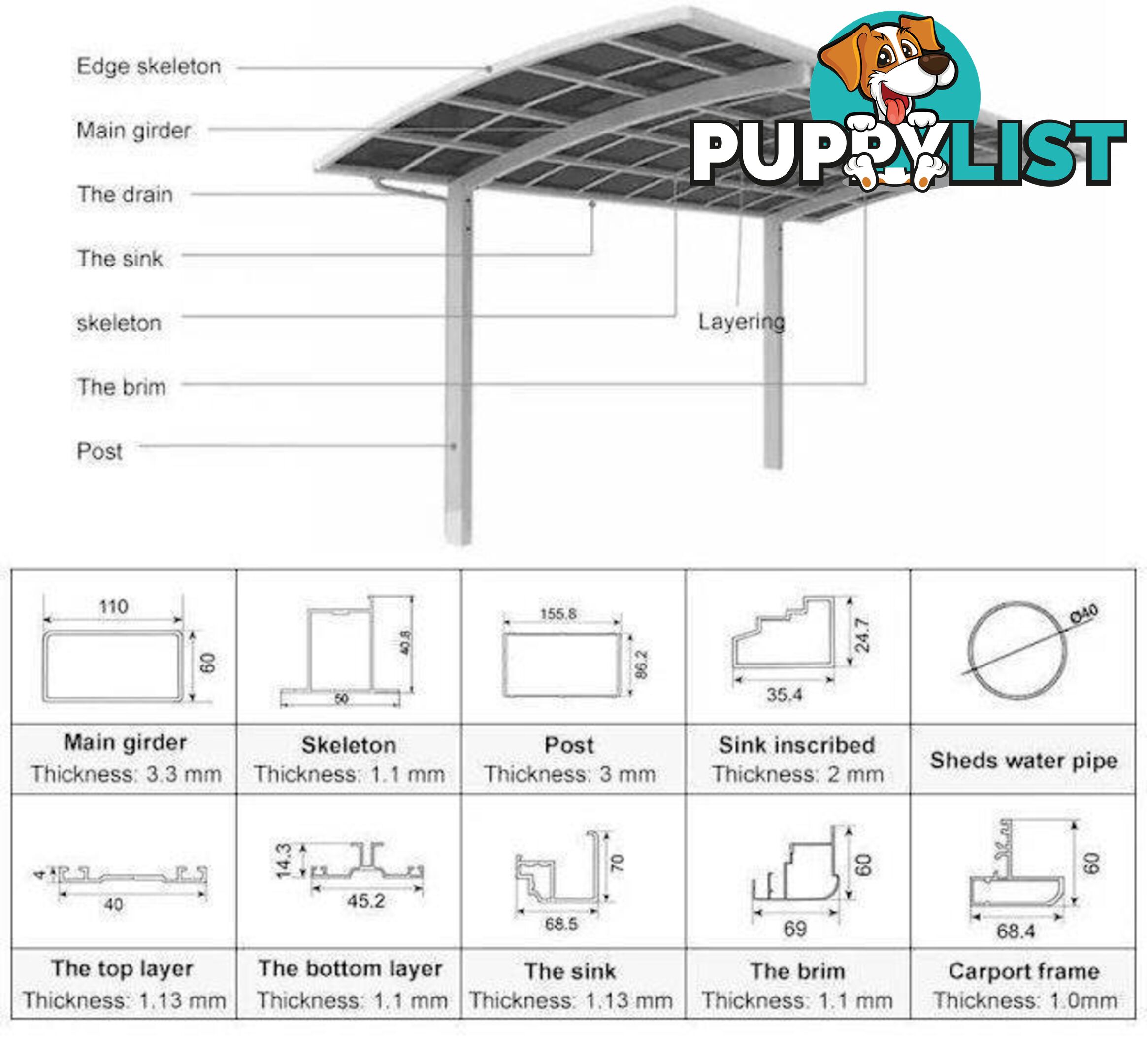 Durable Steel Carport kit - DIY & Delivered Australia-Wide