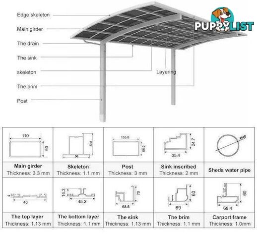 Durable Steel Carport kit - DIY & Delivered Australia-Wide