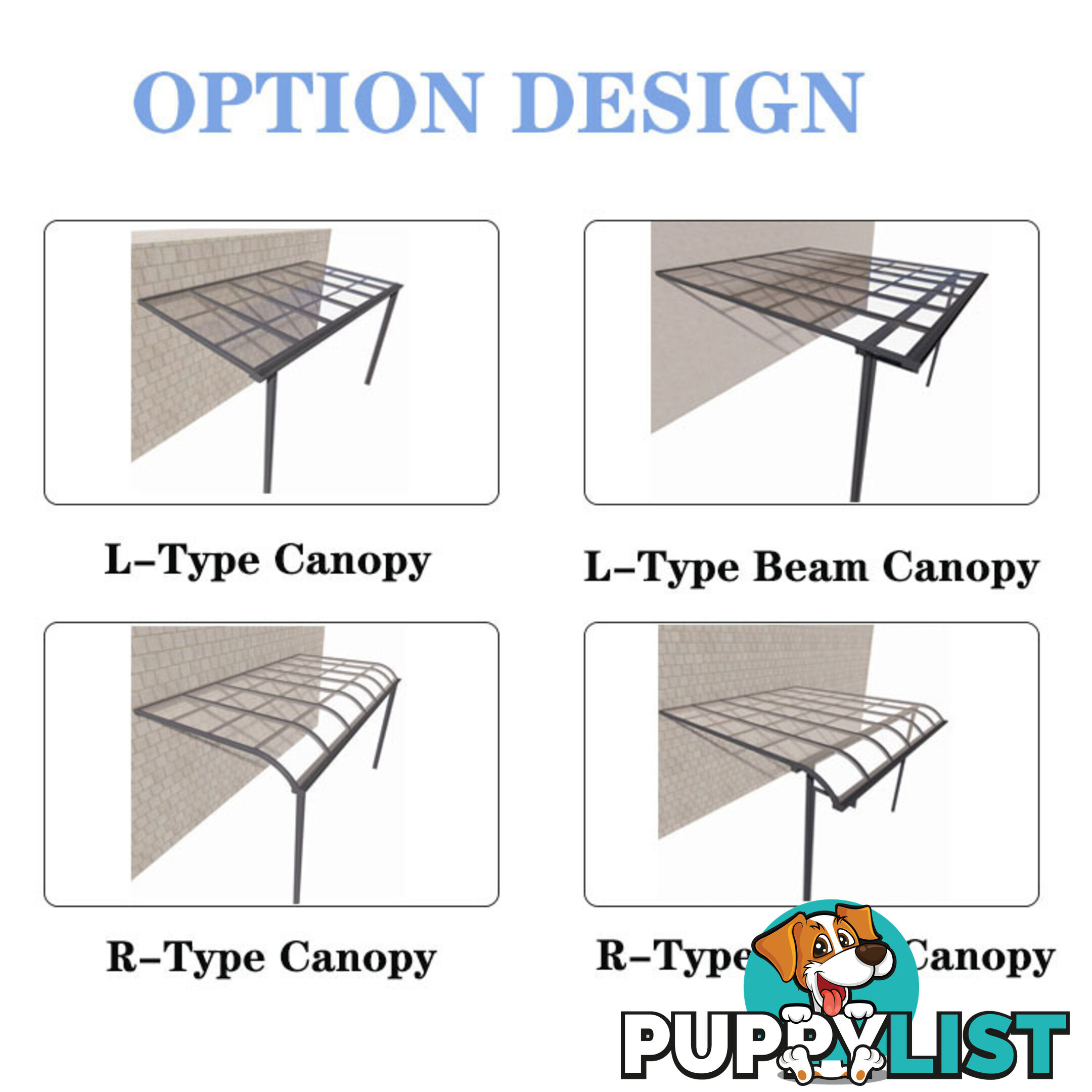 CLEARANCE SALE !!! 3m x 3m x 3m Modern Patio Kit