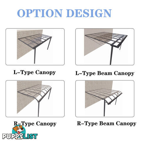 CLEARANCE SALE !!! 3m x 3m x 3m Modern Patio Kit