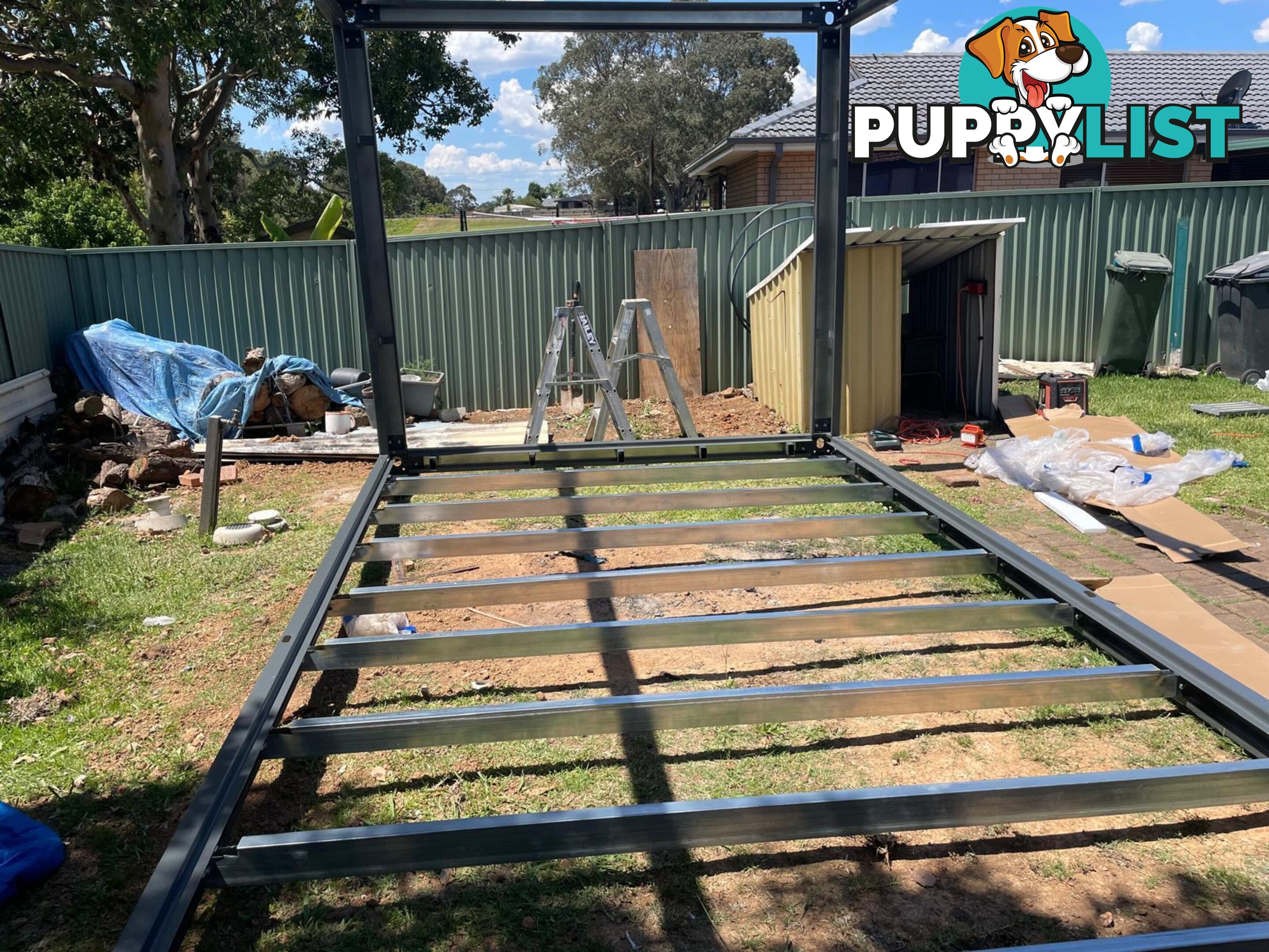 10m x 3.3m Modular Steel Frame Kit – DIY Flat Pack