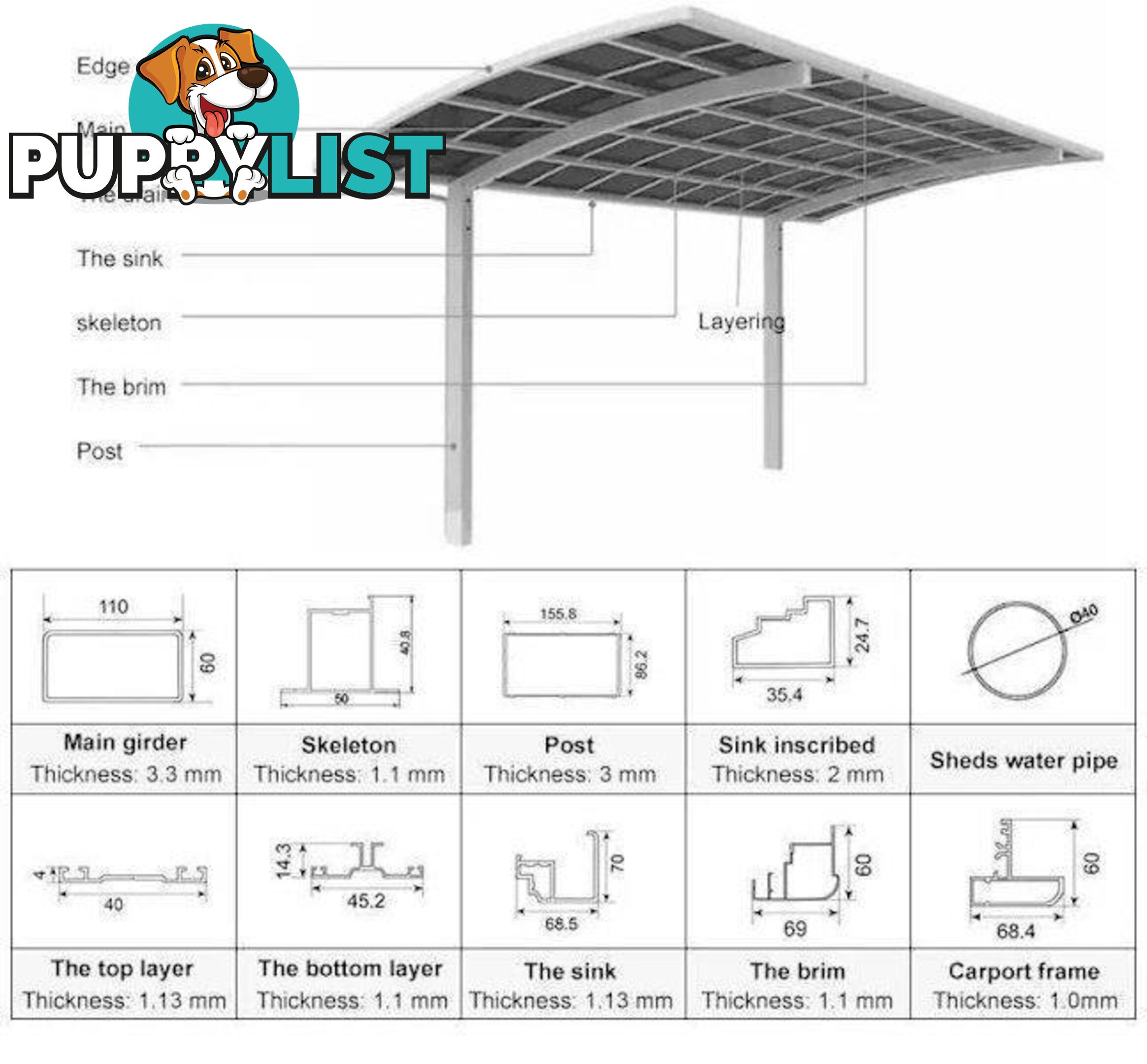 EOFY SALE 🔥 DIY Carport 3x5x3m | Limited Stock | $1999 Only!