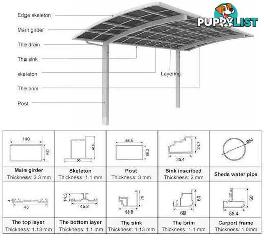 EOFY SALE 🔥 DIY Carport 3x5x3m | Limited Stock | $1999 Only!