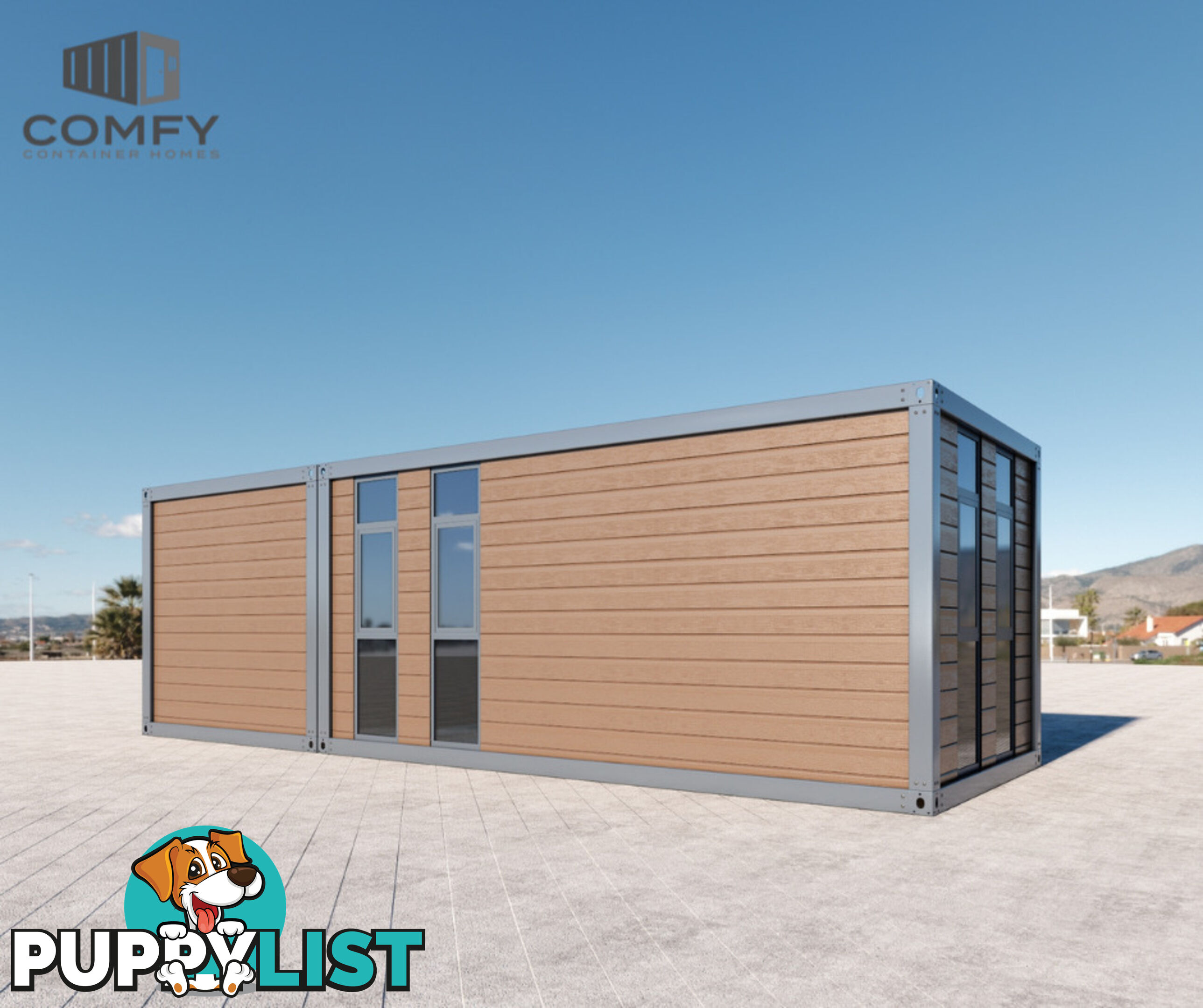 L-Shape Tiny House DIY Kit 49.5 SQM