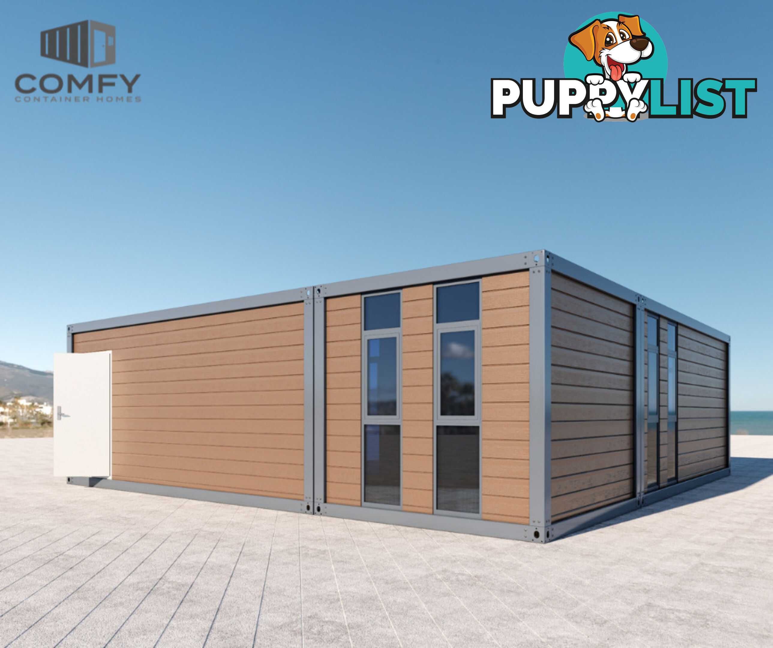 L-Shape Tiny House DIY Kit 49.5 SQM