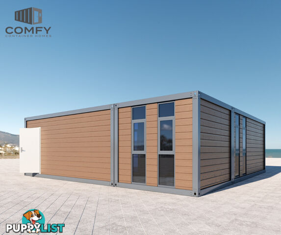 L-Shape Tiny House DIY Kit 49.5 SQM