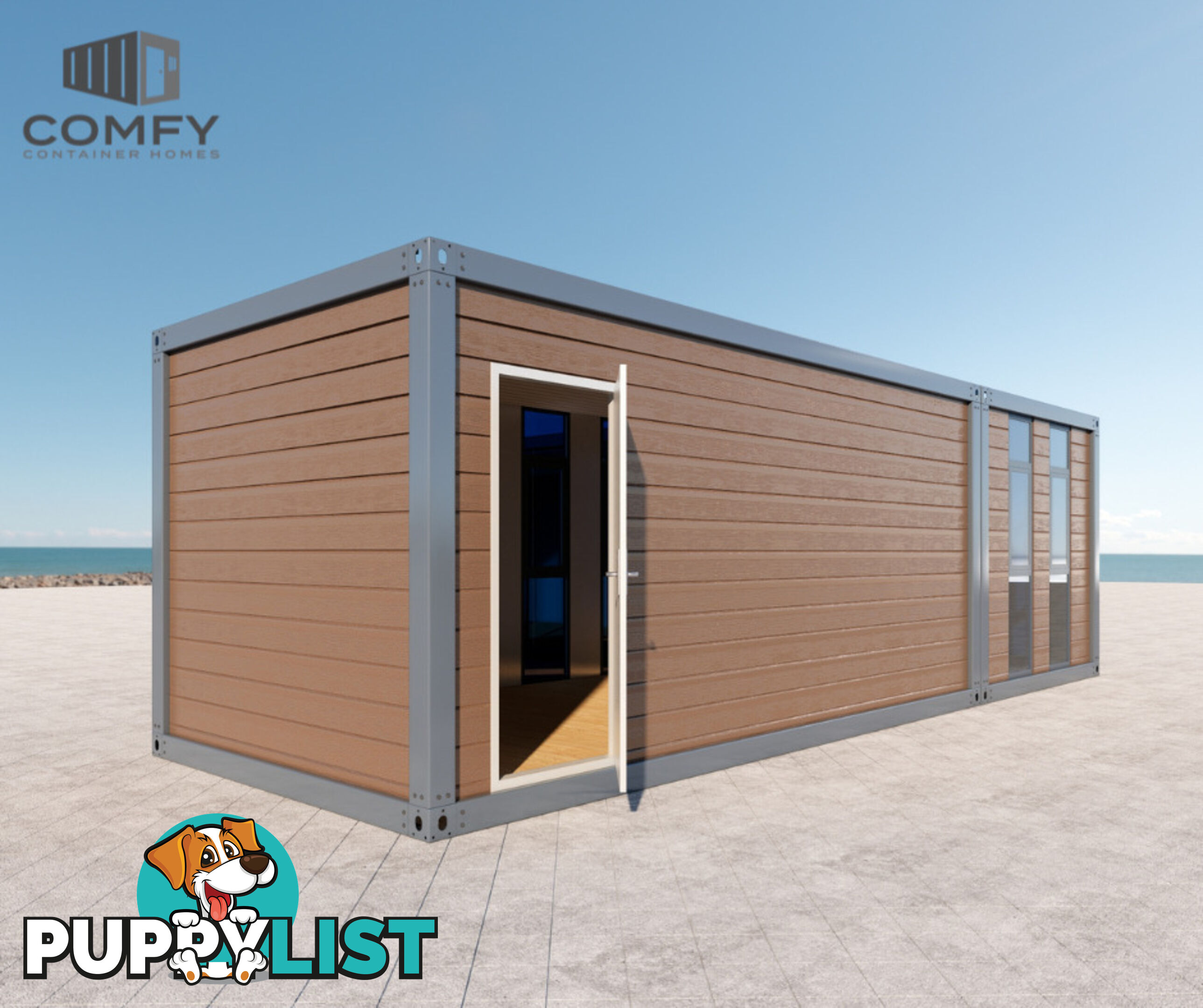 L-Shape Tiny House DIY Kit 49.5 SQM