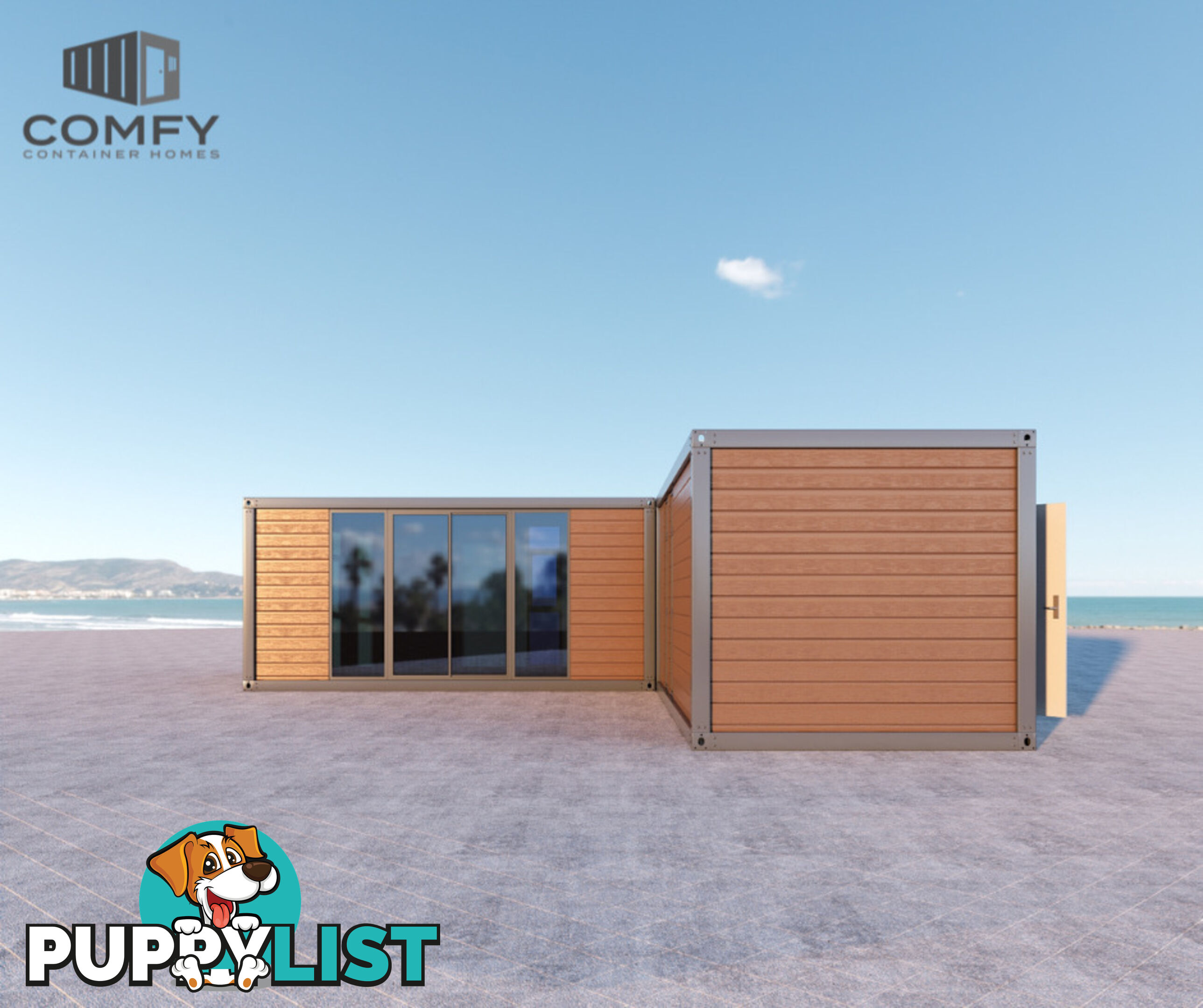 L-Shape Tiny House DIY Kit 49.5 SQM