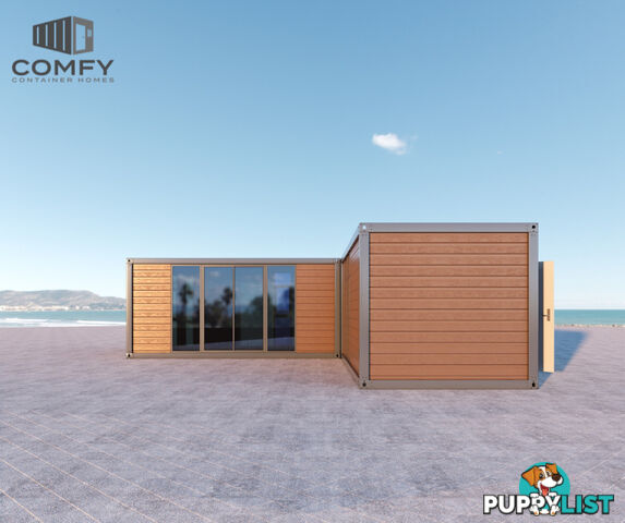 L-Shape Tiny House DIY Kit 49.5 SQM