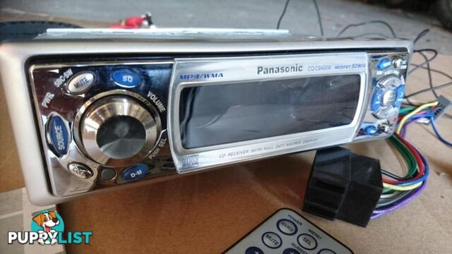 Panasonic cd MP3 head unit