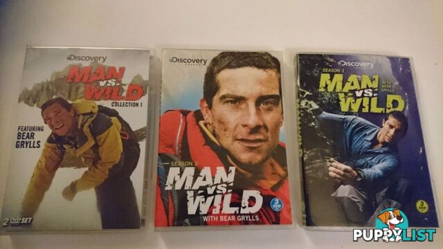 Bear Grylls Man vs Wild seasons 1,2,3