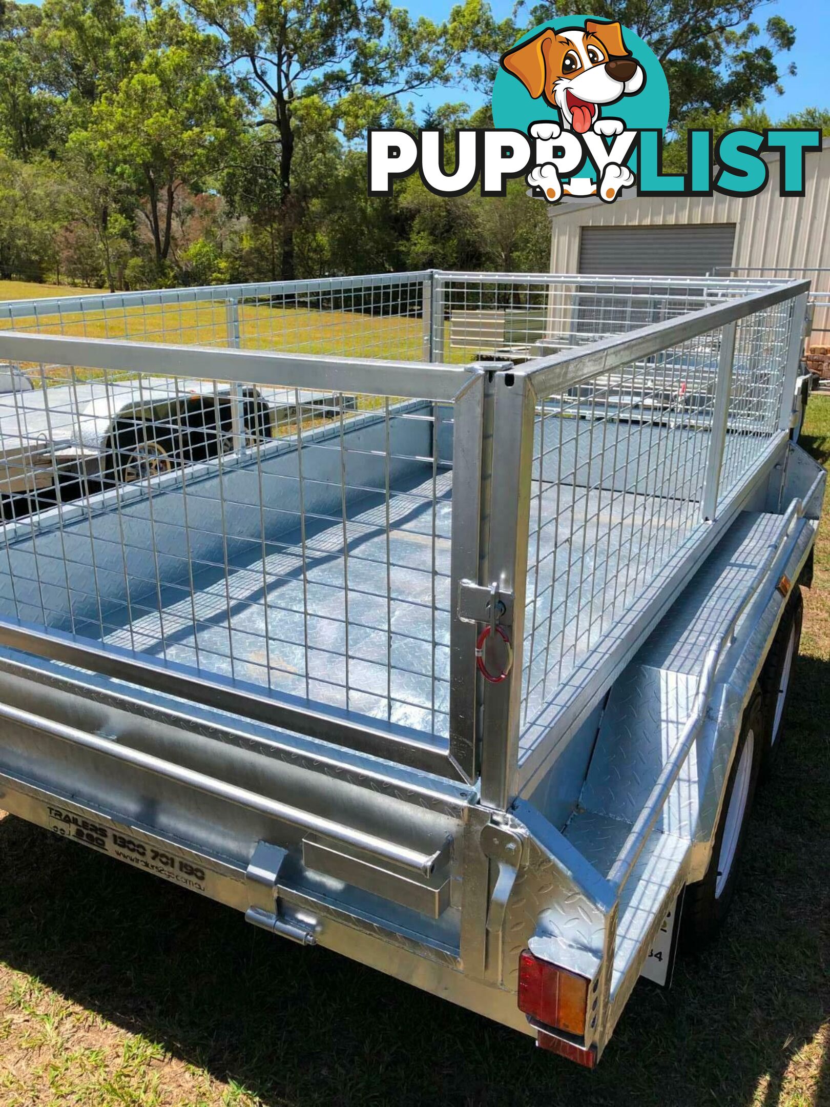 9 x 5 Heavy Duty 2.0 Ton with 600 high Cage included