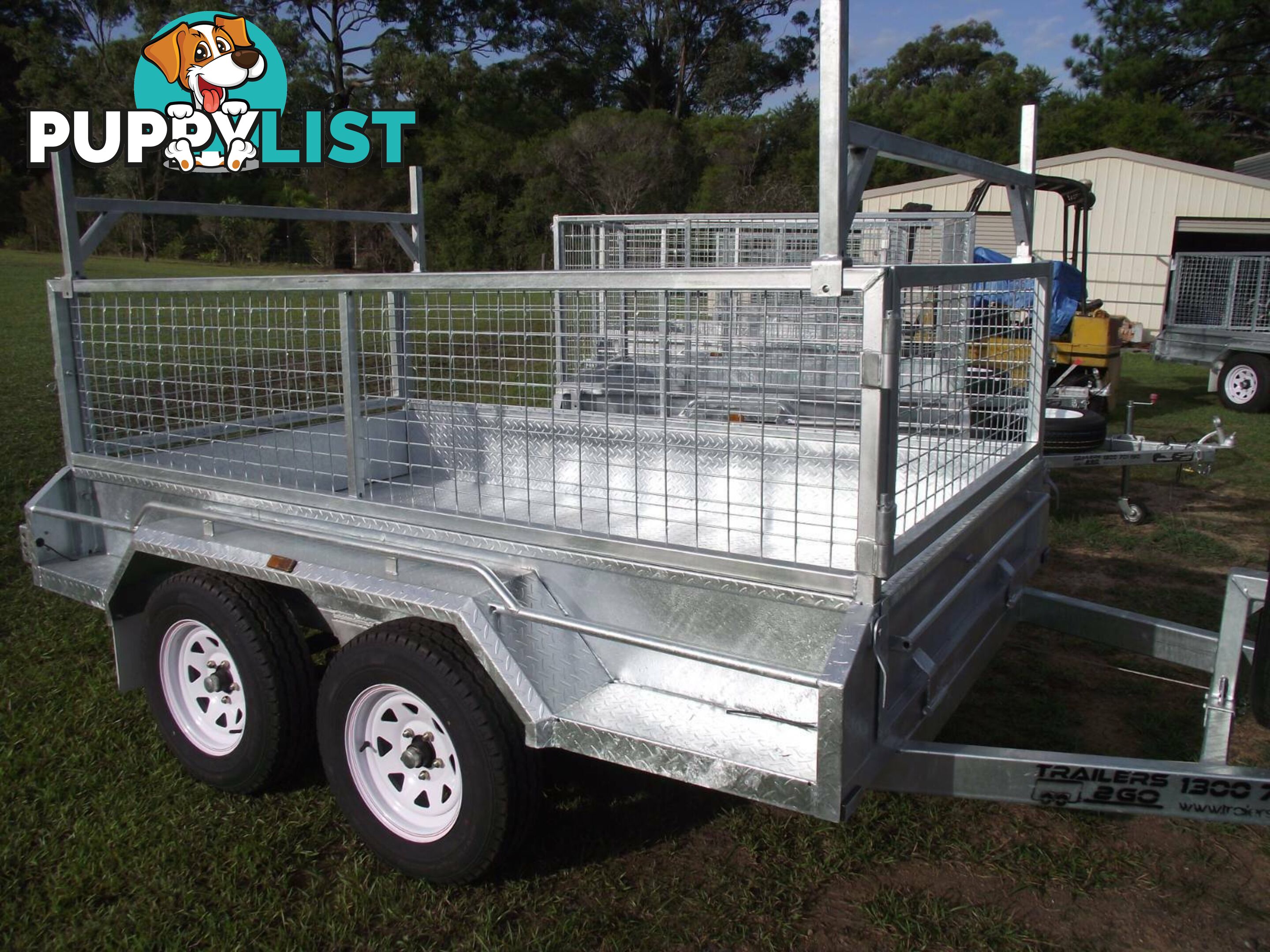 9 x 5 Heavy Duty 2.0 Ton with 600 high Cage included