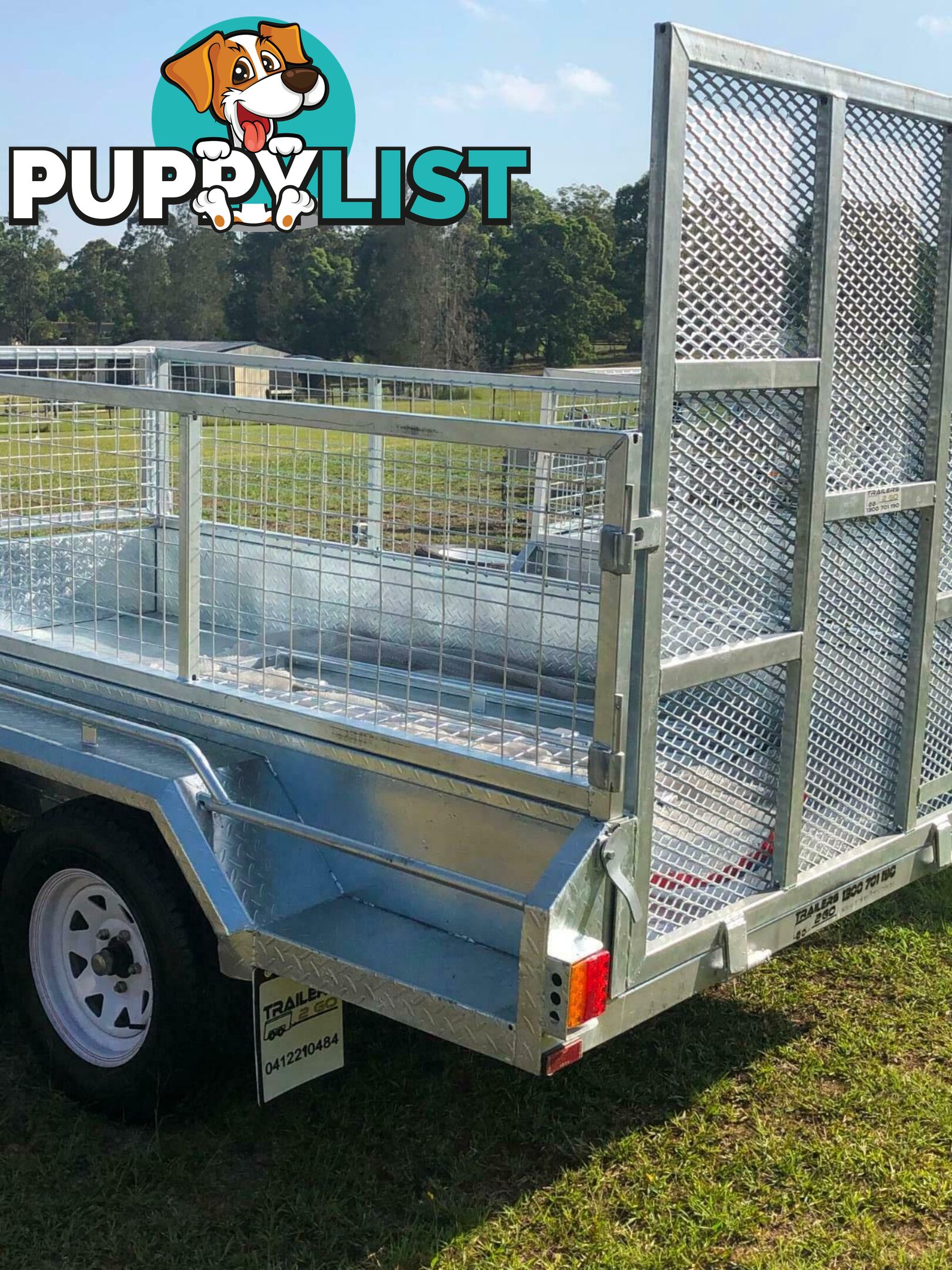 9 x 5 Heavy Duty 2.0 Ton with 600 high Cage included