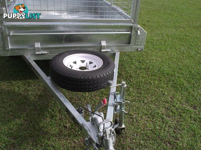 Heavy Duty 8 x 5 ~1.4 ton Braked with Cage