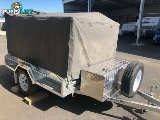 Heavy Duty 8 x 5 ~1.4 ton Braked with Cage