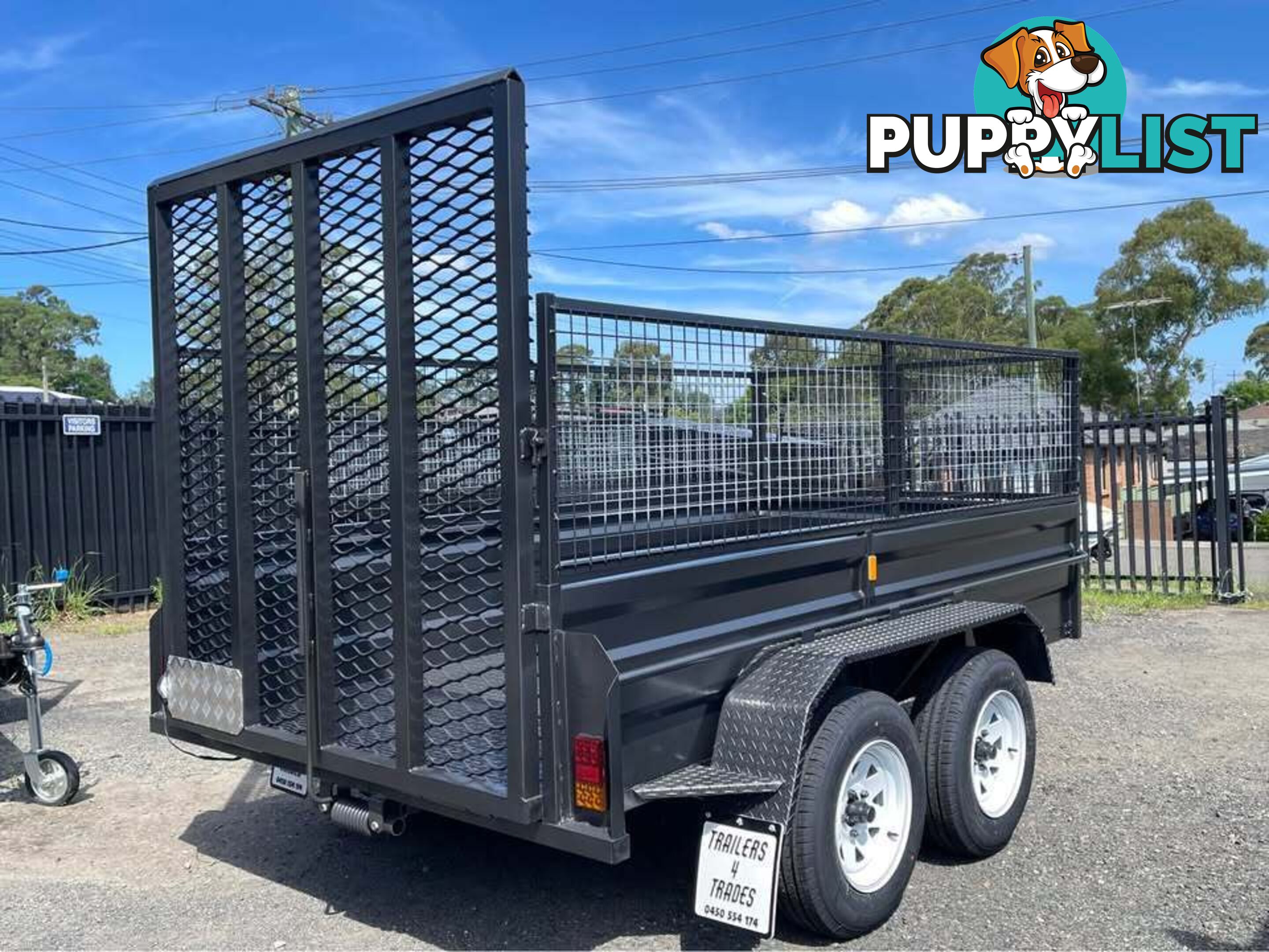 10x5 Box Trailer Tandem 2T GVM