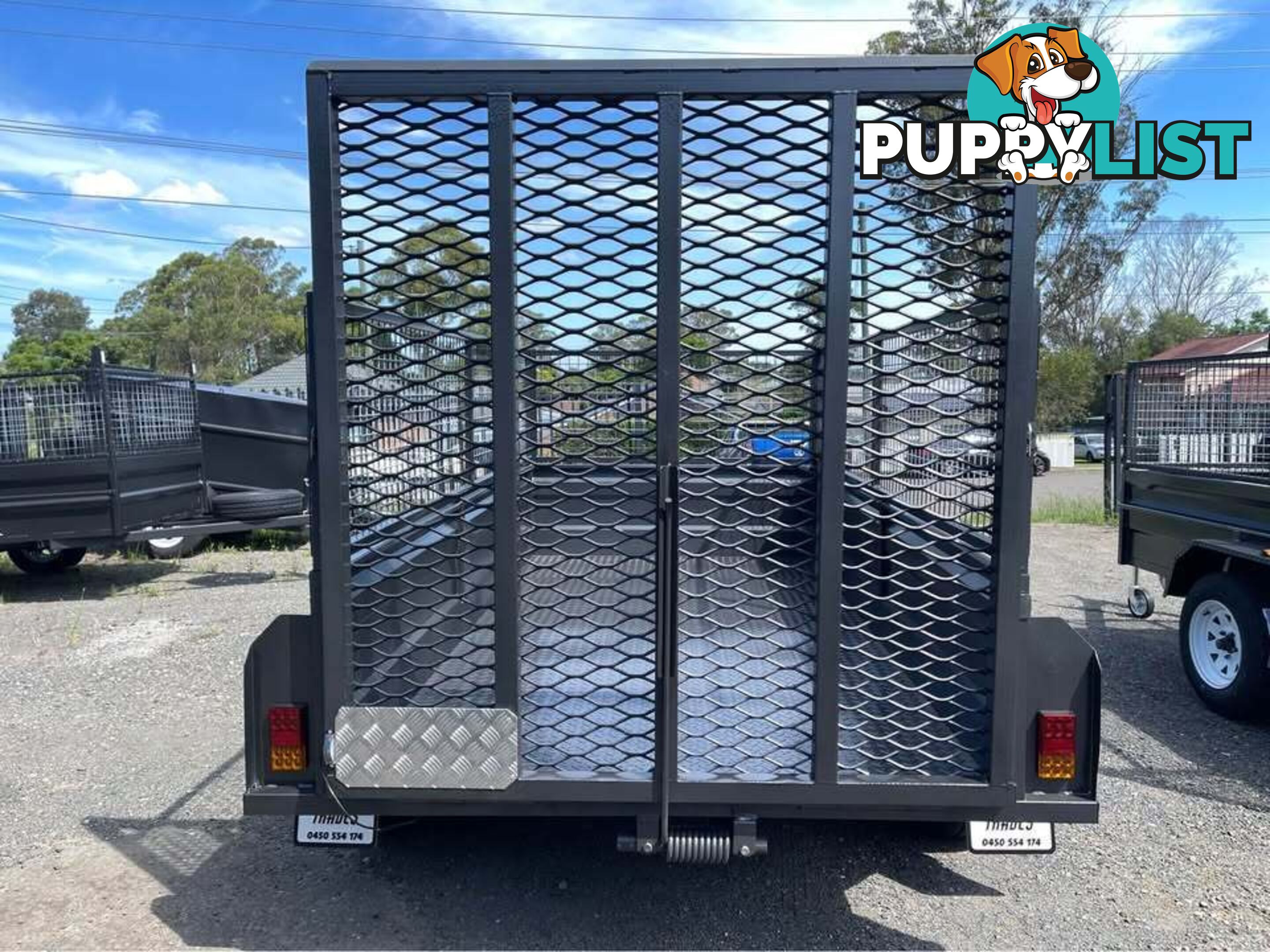 10x5 Box Trailer Tandem 2T GVM