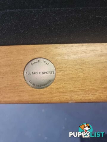 Stunning well looked after pool table for sale woth table tennis top