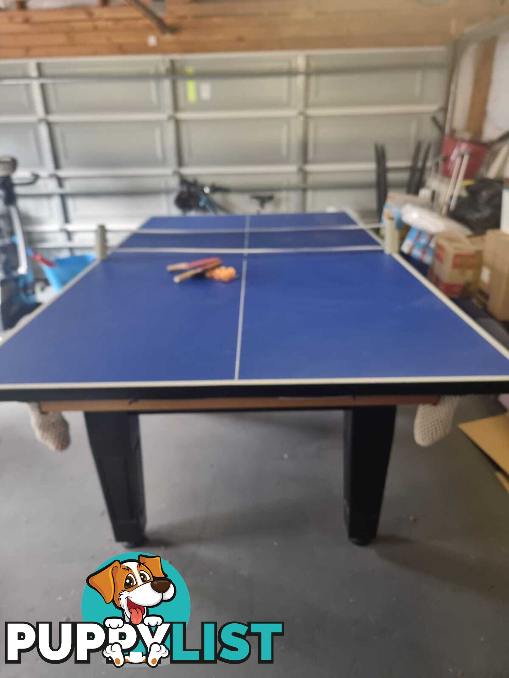 Stunning well looked after pool table for sale woth table tennis top