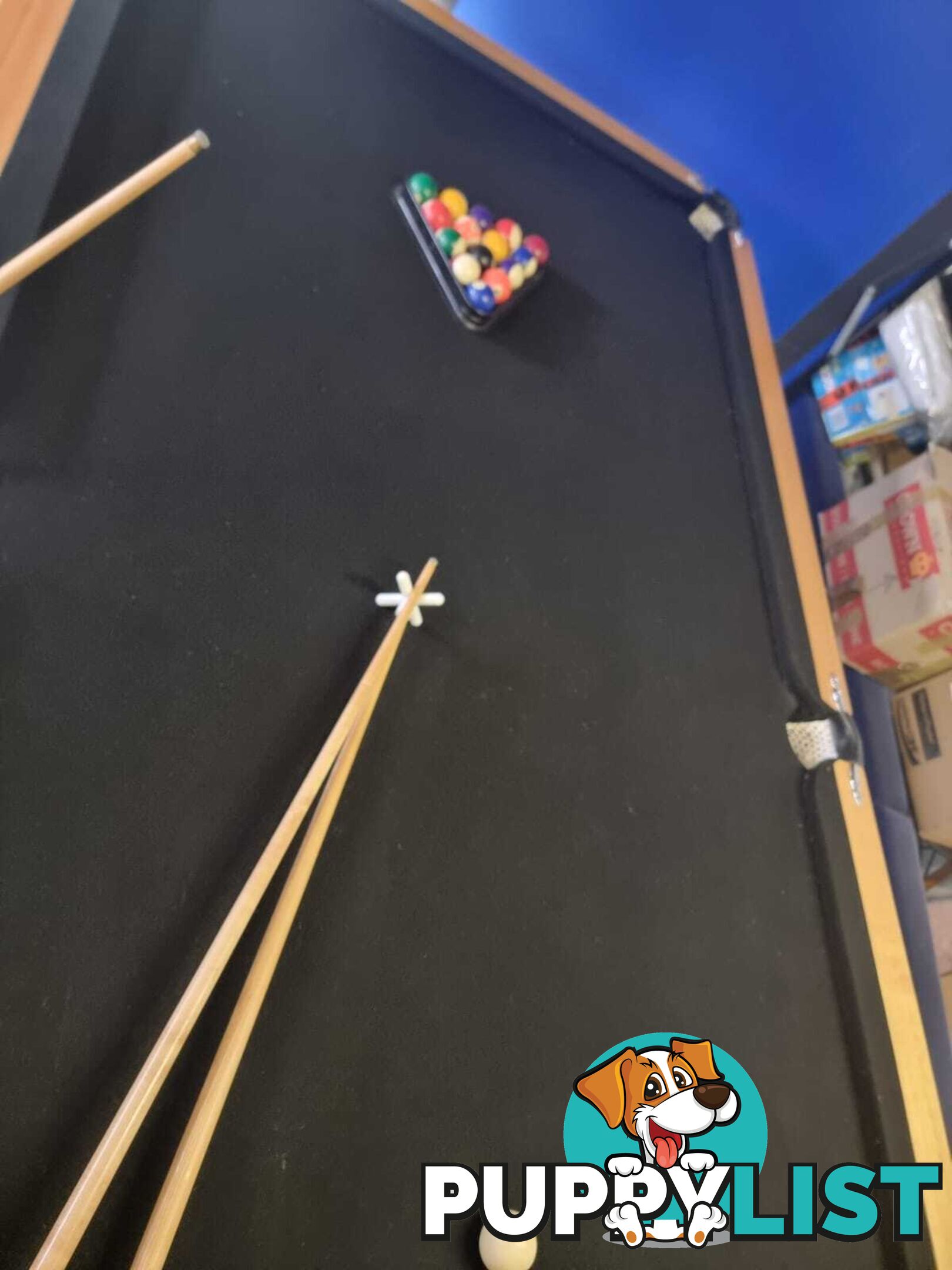 Stunning well looked after pool table for sale woth table tennis top