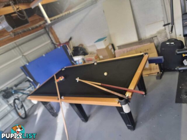 Stunning well looked after pool table for sale woth table tennis top