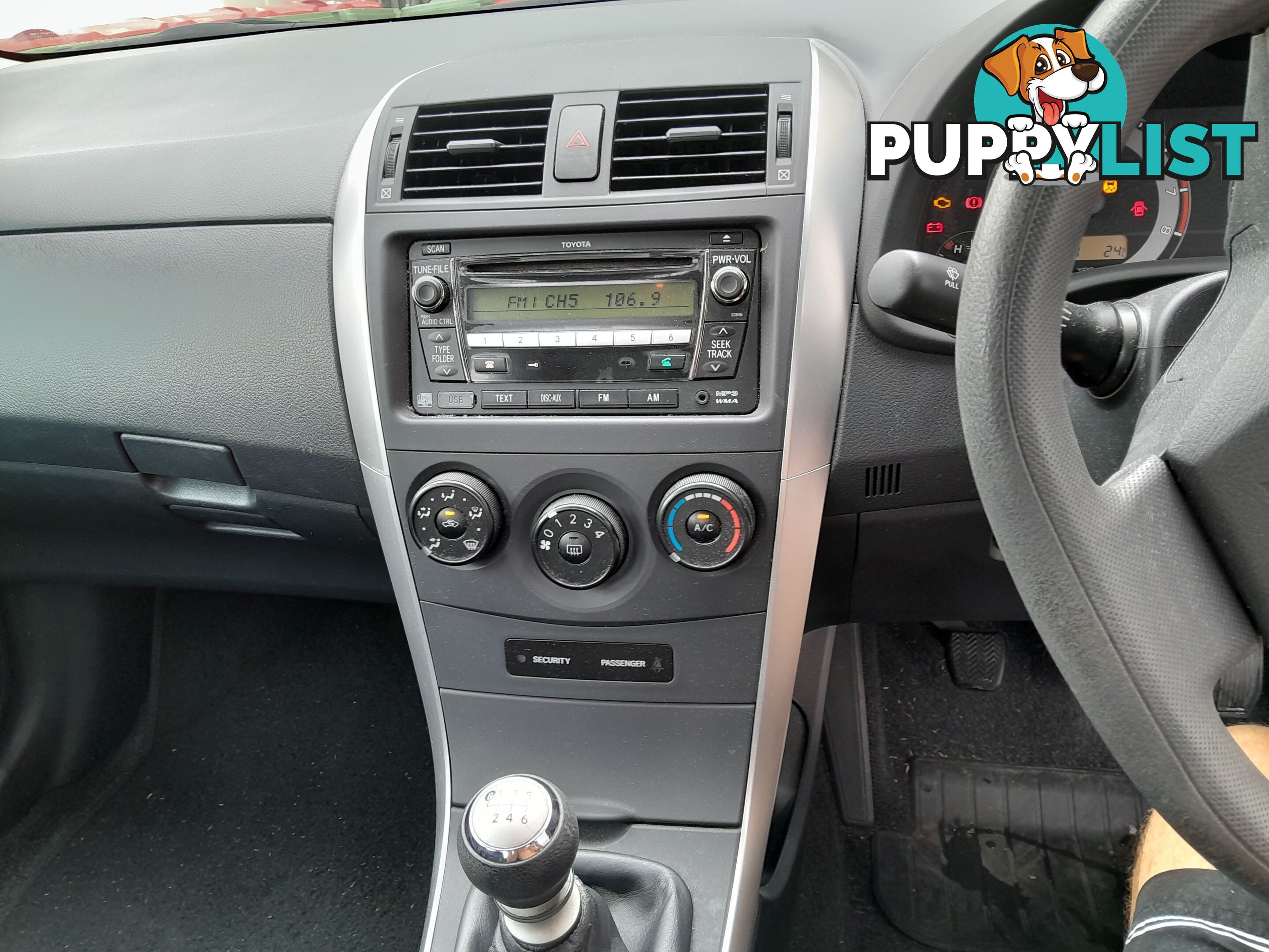 2011 Toyota Corolla Sedan Manual