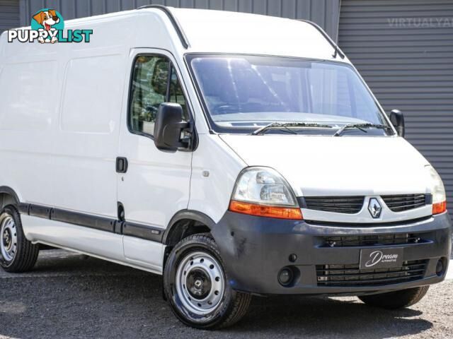 2008 RENAULT MASTER X70 VAN MID ROOF MWB 4DR QUICKSHIFT 6SP 2.5DT  VAN