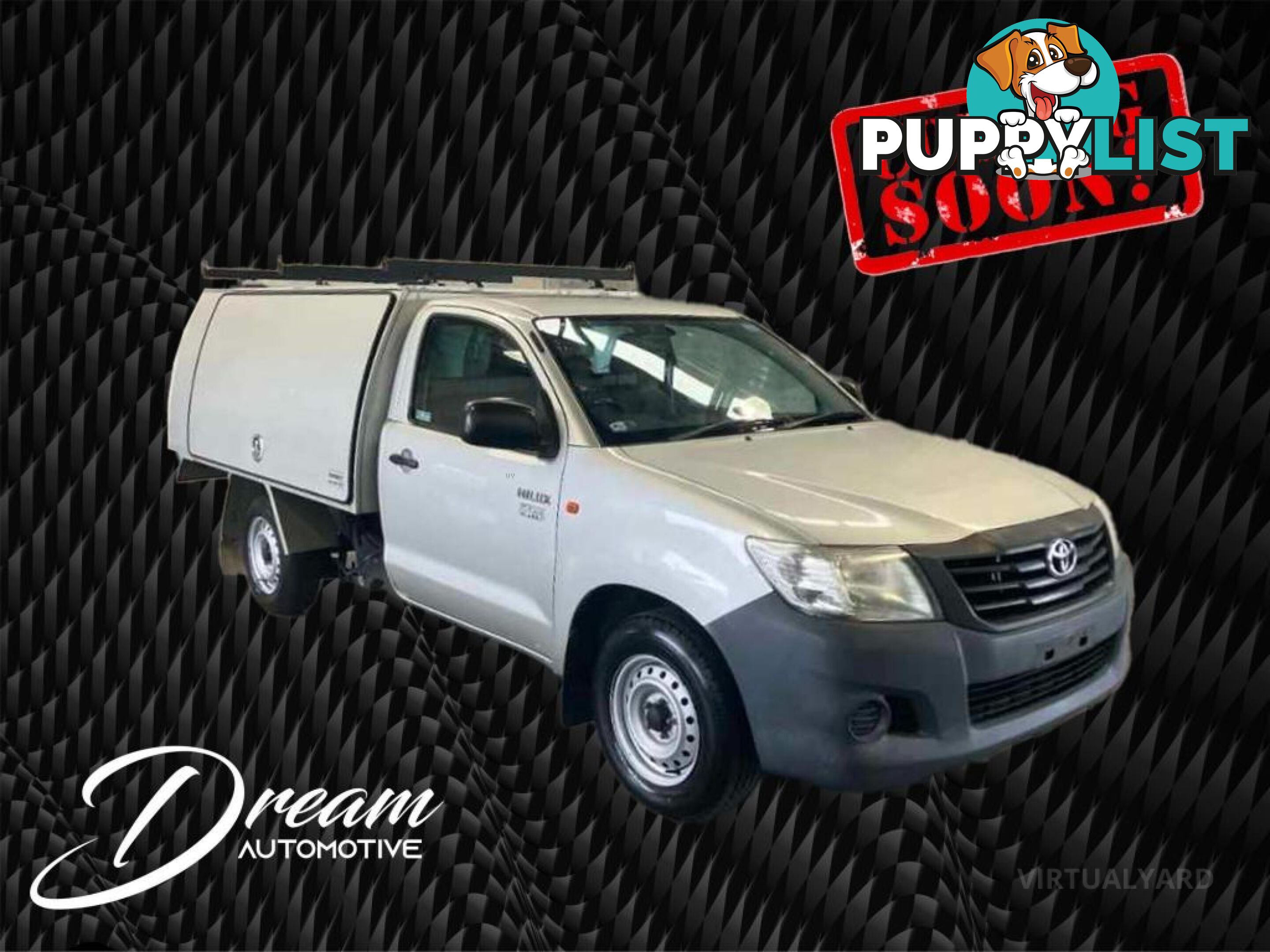 2014 TOYOTA HILUX TGN16R MY14 WORKMATE CAB CHASSIS SINGLE CAB 2DR MAN 5SP 1405KG 2.7I  CAB CHASSIS