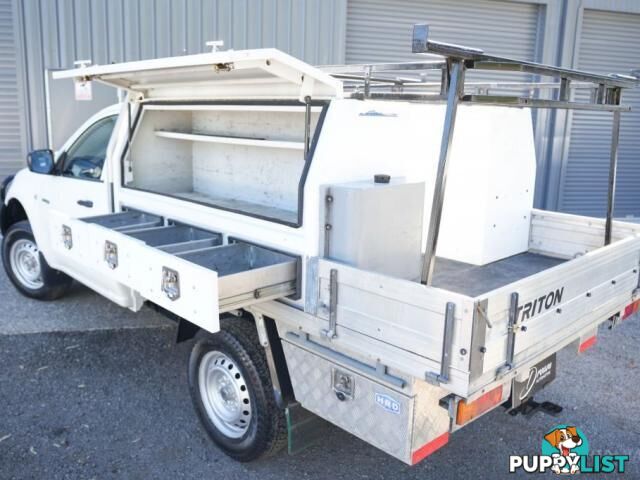 2014 MITSUBISHI TRITON MN MY14 GL CAB CHASSIS SINGLE CAB 2DR MAN 5SP 1356KG 2.5DT  CAB CHASSIS
