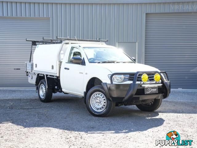 2014 MITSUBISHI TRITON MN MY14 GL CAB CHASSIS SINGLE CAB 2DR MAN 5SP 1356KG 2.5DT  CAB CHASSIS
