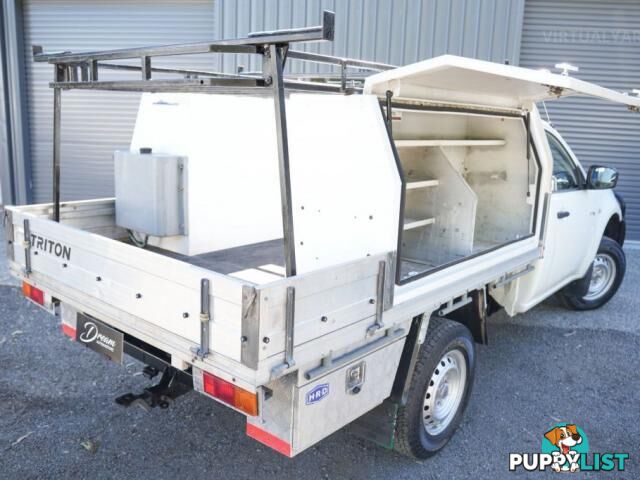 2014 MITSUBISHI TRITON MN MY14 GL CAB CHASSIS SINGLE CAB 2DR MAN 5SP 1356KG 2.5DT  CAB CHASSIS