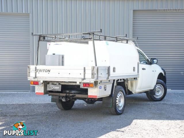 2014 MITSUBISHI TRITON MN MY14 GL CAB CHASSIS SINGLE CAB 2DR MAN 5SP 1356KG 2.5DT  CAB CHASSIS