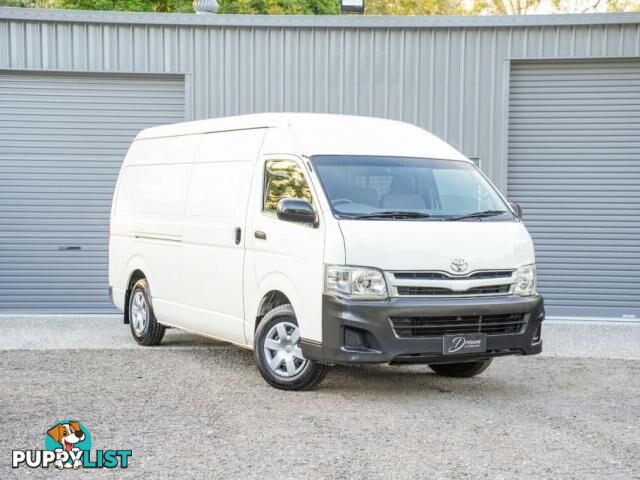 2012 TOYOTA HIACE KDH221R VAN HIGH ROOF SUPER LWB 5DR AUTO 4SP 3.0DT  VAN