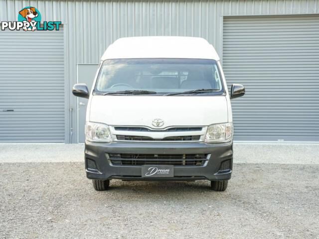 2012 TOYOTA HIACE KDH221R VAN HIGH ROOF SUPER LWB 5DR AUTO 4SP 3.0DT  VAN