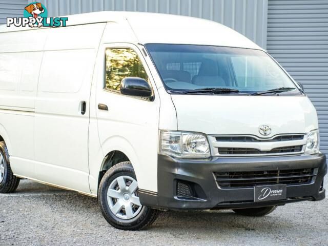 2012 TOYOTA HIACE KDH221R VAN HIGH ROOF SUPER LWB 5DR AUTO 4SP 3.0DT  VAN