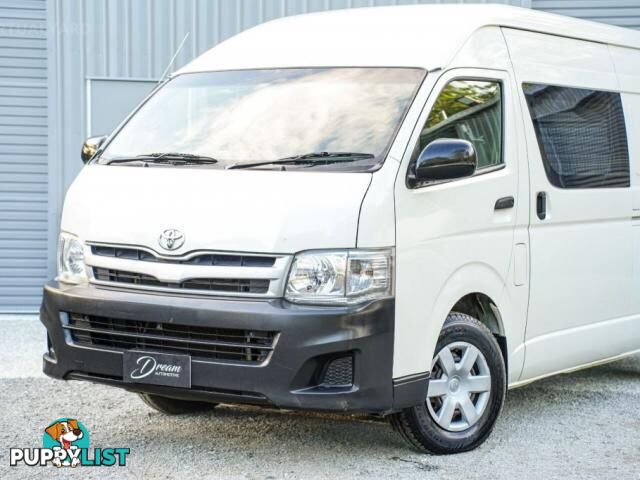 2012 TOYOTA HIACE KDH221R VAN HIGH ROOF SUPER LWB 5DR AUTO 4SP 3.0DT  VAN