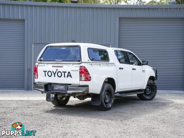 2018 TOYOTA HILUX GUN126R SR UTILITY DOUBLE CAB 4DR MAN 6SP 4X4 2.8DT  UTE