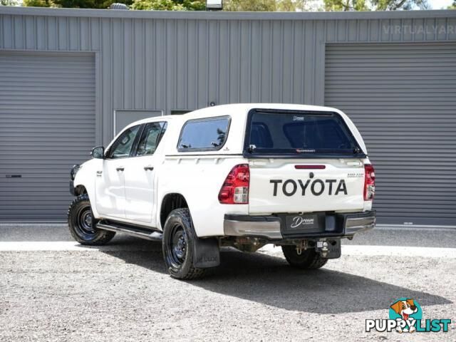 2018 TOYOTA HILUX GUN126R SR UTILITY DOUBLE CAB 4DR MAN 6SP 4X4 2.8DT  UTE